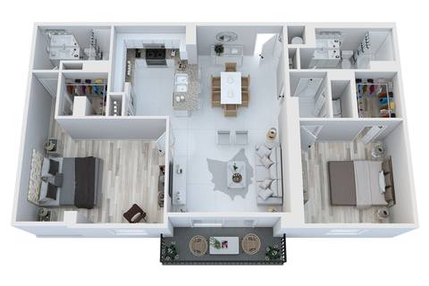 Floorplan Malaga 1335 layout