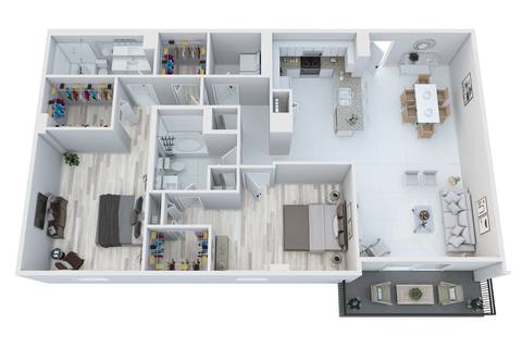 Floorplan Tiziano layout