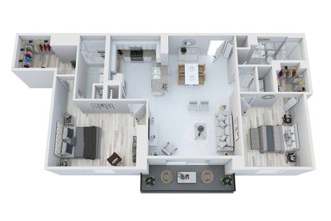 Floorplan Olive layout