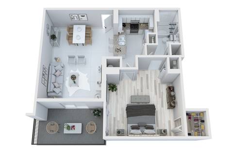 Floorplan Marbella 844 layout