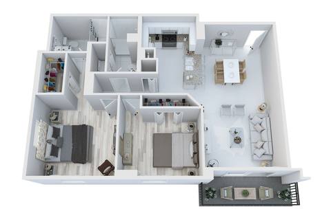 Floorplan Iris layout
