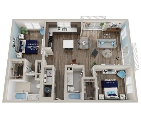 Floorplan Giacomo layout