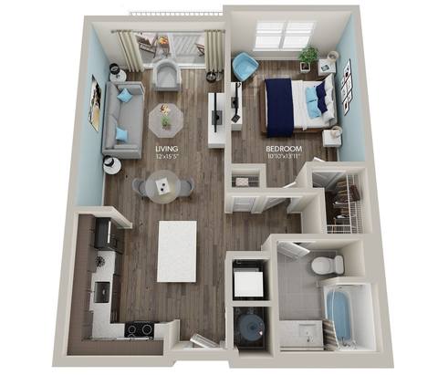 Floorplan Palermo layout