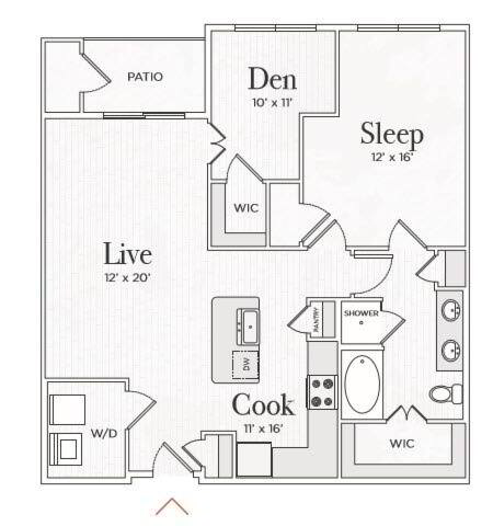 Floorplan Nicola II layout