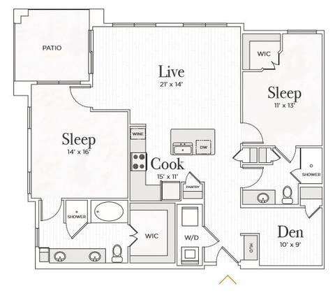 Floorplan Giovanni I layout
