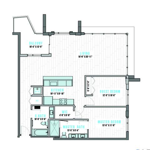 Floorplan T-16 layout