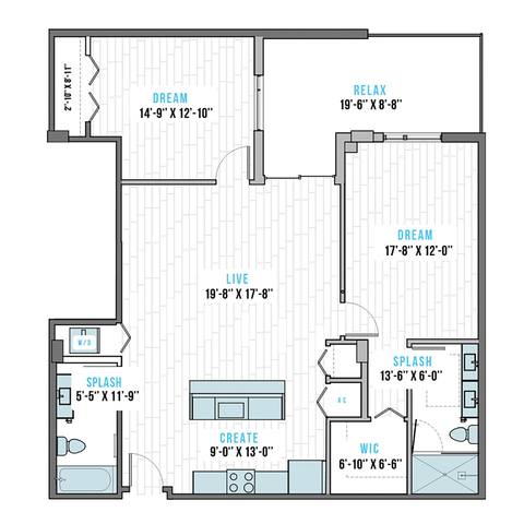 Floorplan T-9 layout