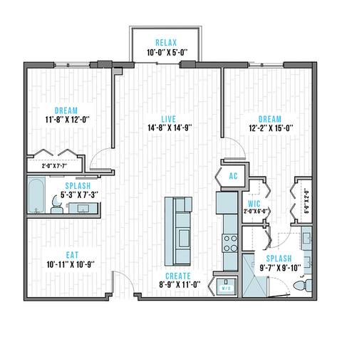 Floorplan T-10 layout