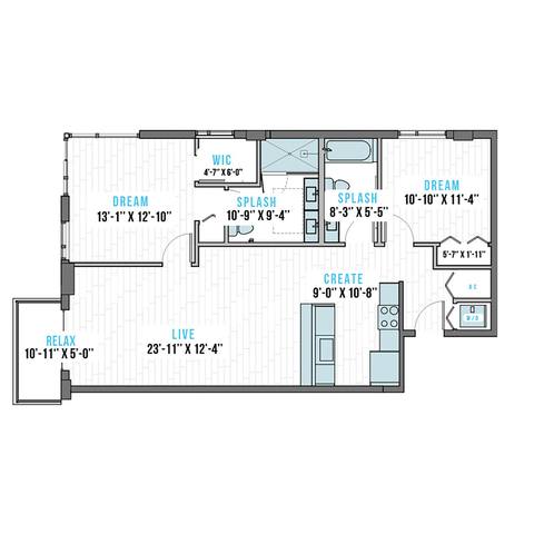 Floorplan T-7 layout