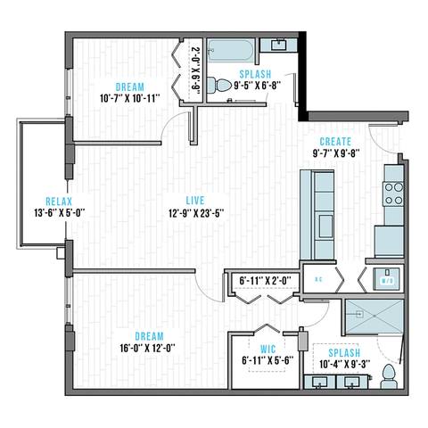 Floorplan T-5  layout