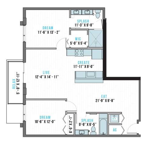 Floorplan T-13 layout