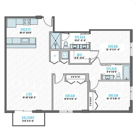 Floorplan U-1 layout