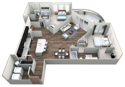 Floorplan Homestead layout
