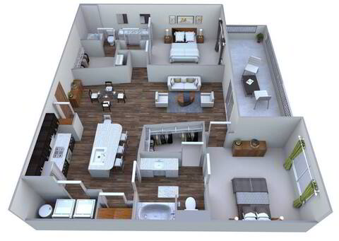 Floorplan Santa Fe layout