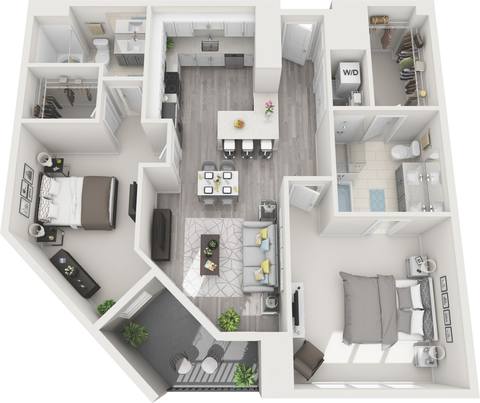 Floorplan B8 layout