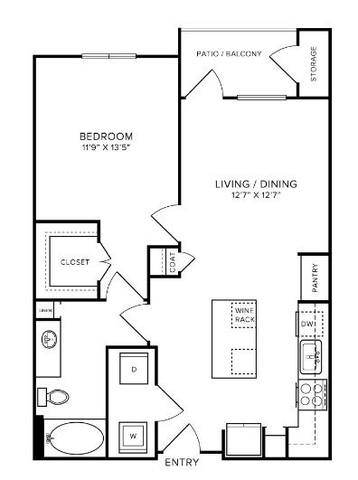Floorplan A1 layout