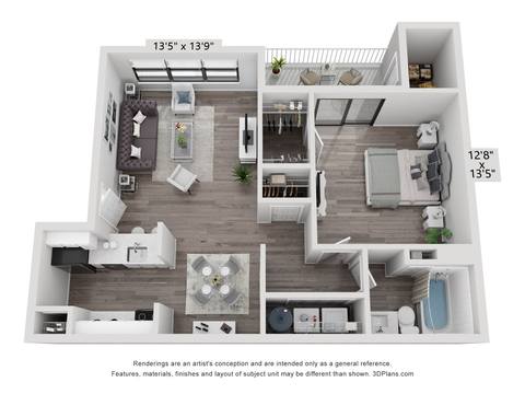 Floorplan Scarlet Standard layout