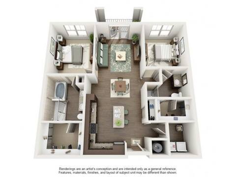 Floorplan Riviera layout