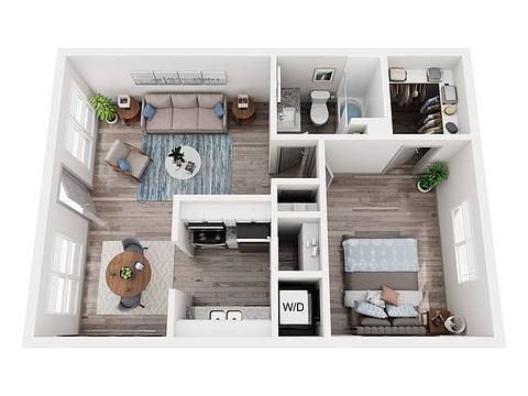 Floorplan A1 layout