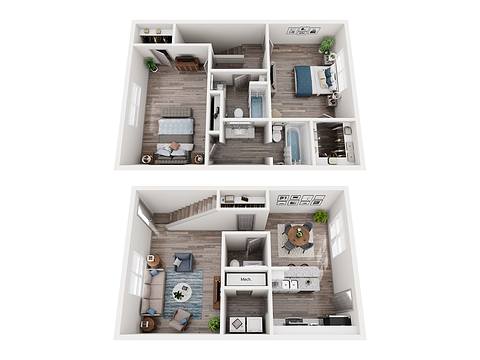 Floorplan B2 TH layout