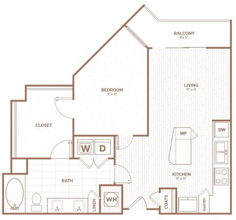 Floorplan A1K layout