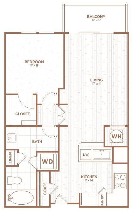 Floorplan A1E layout