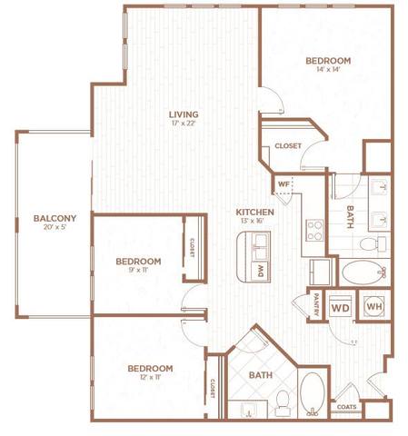 Floorplan C1A layout