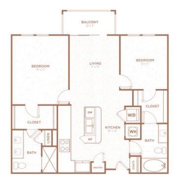 Floorplan B1Aa layout