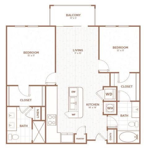 Floorplan B1A layout