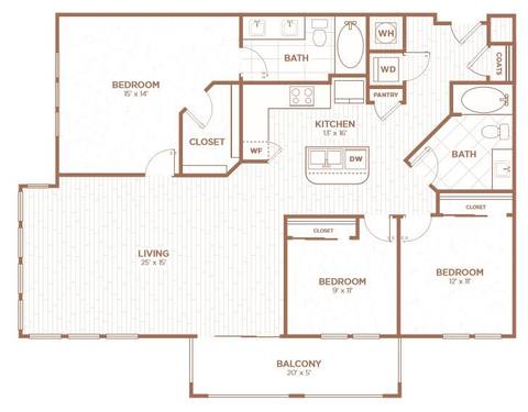 Floorplan C1B layout
