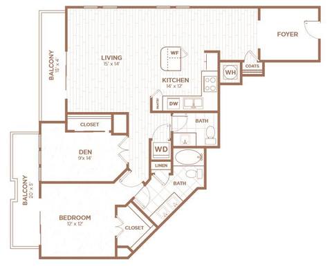 Floorplan B1D layout
