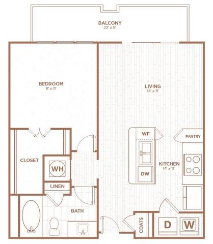 Floorplan A1D layout