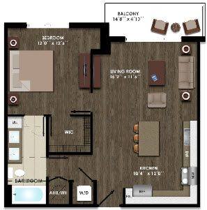 Floorplan A1-D layout
