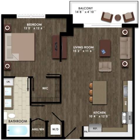Floorplan A1-A layout