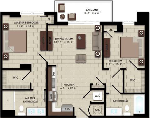 Floorplan B2 layout