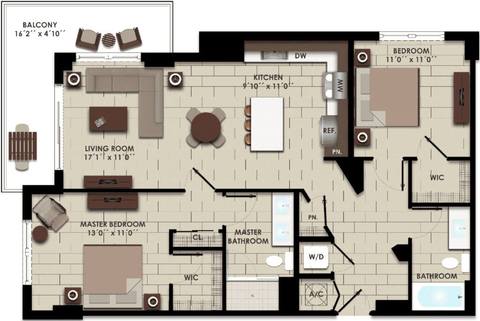 Floorplan B1 layout