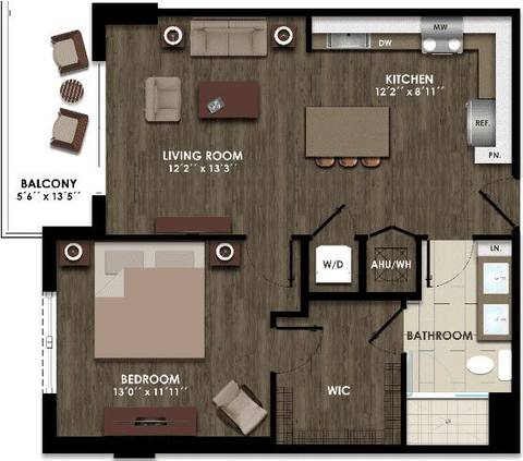 Floorplan A2-B layout