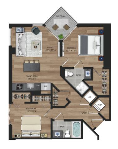 Floorplan B1 layout