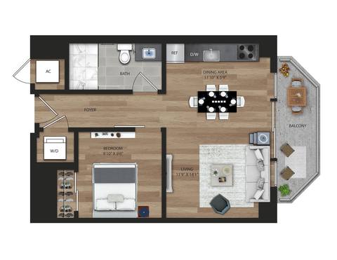 Floorplan E2 layout
