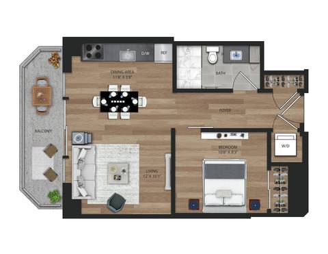 Floorplan E1 layout