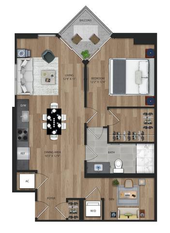 Floorplan A1 layout