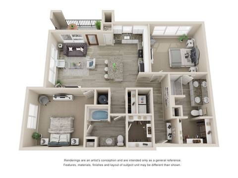 Floorplan B2 layout