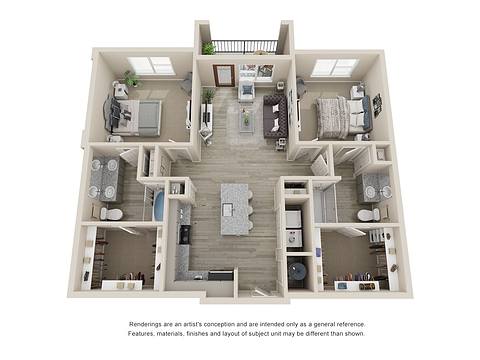 Floorplan B1.1 Attainable layout