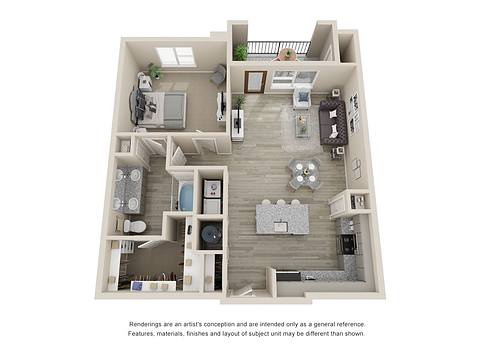 Floorplan A4 Attainable layout