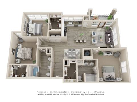 Floorplan C1 layout