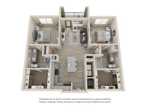 Floorplan B1 layout