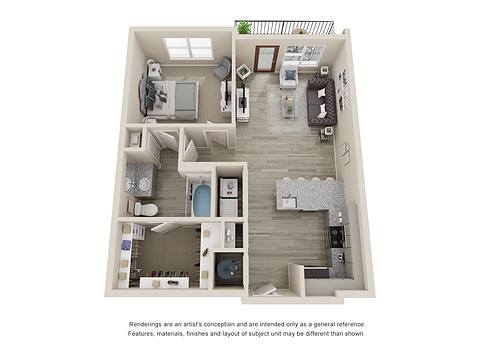 Floorplan A1 Attainable layout