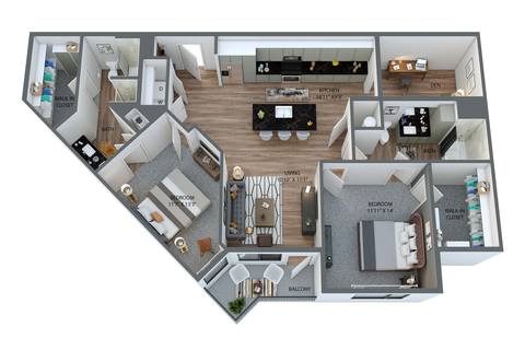 Floorplan B1 ALT 3 layout