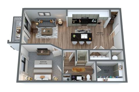 Floorplan A1 layout