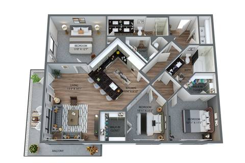 Floorplan C1 layout
